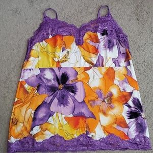 Flowered tank top